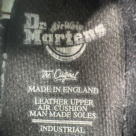 Vintage Dr. Martens Men\'s Black Leather Steel Toe Oxford Size UK 8 US 9 main image 8